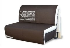 Комплект диванов Новелти Elegant,  Категория ткани 3 / 100х200 + 160х200 см / Коричневый/Белый (с доставкой)