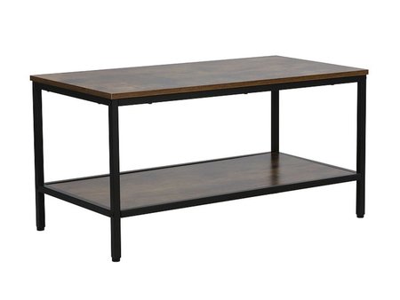 Журнальний столик WENDY A коричневий рустикальний/чорний
