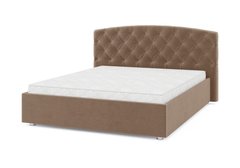 Ліжко-подіум Ненсі 160x200 Рамка металева без матраца, Хромовані ніжки