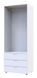 Шкаф для одежды Гелар Doros Белый 2 ДСП