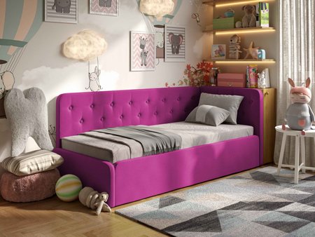 Кровать-диван "BOSTON" Розовый