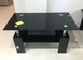 Журнальный столик LISA II черный/черный лак 110x60x55