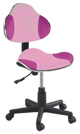 Кресло поворотное Q-G2 розовое