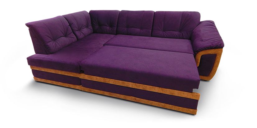 Матрас на угловой диван с закругленным углом
